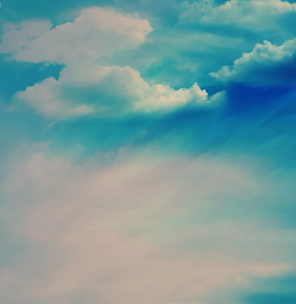 The color sky with clouds — Stock Photo, Image