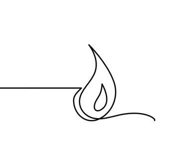 Beyaz arkaplanda çizgi çizimi olarak soyut düşüş