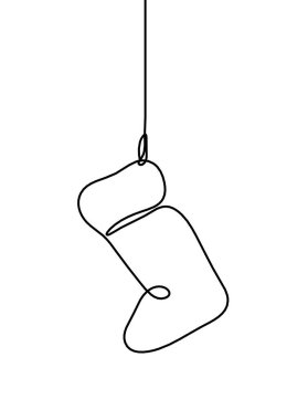 Soyut yeni yıl oyuncağı 