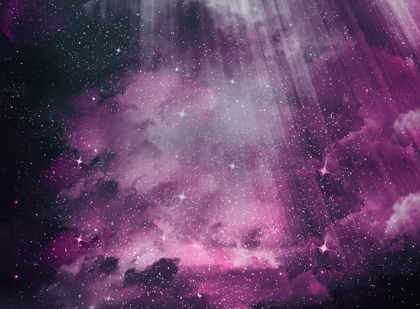 Na tle nieba fioletowy — Zdjęcie stockowe
