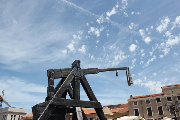 Catapulta din Alghero, Sardinia, Italia — Fotografie, imagine de stoc