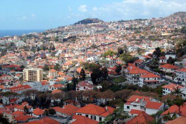 Funchal, madeira Adası görünümü