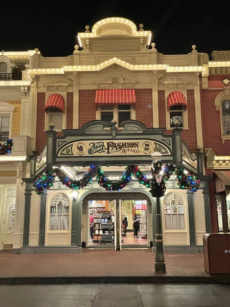 Главная Улица Модный Дом Мейн Стрит Сша Disney World Магазин — стоковое фото