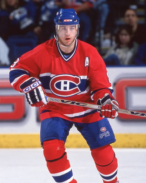Mark Recchi Montreal Canadiens Star 1998 Nhl Season Image Taken — стоковое фото