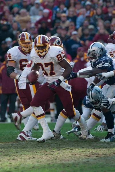 Washington Redskins Rod Gardner Ação Contra Dallas Cowboys Dezembro 2002 — Fotografia de Stock