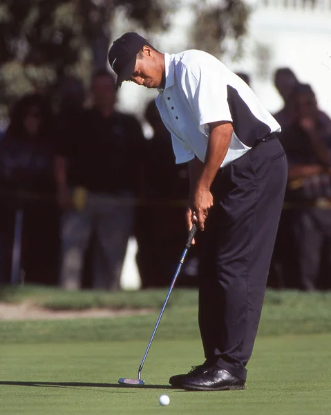 Professional Golf Legend Tiger Woods Competing Pga Tour Event 1990S — Photo