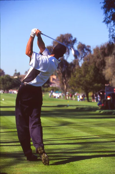 Professional Golf Legend Tiger Woods Competing Pga Tour Event 1990S — Fotografia de Stock