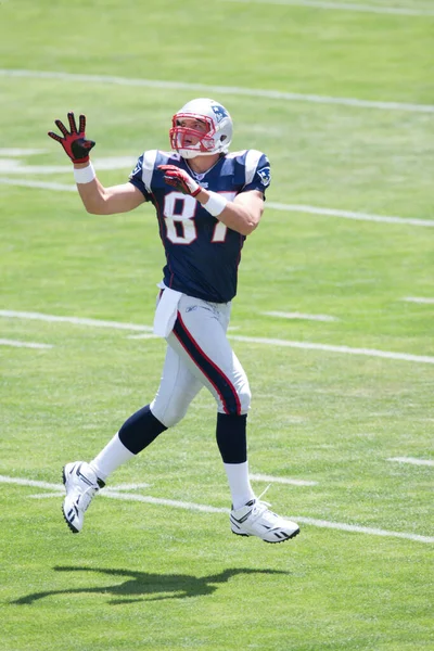 stock image New England Patriots tight end Rob Gronkowski participating in the 2010 Rookie photoshoot. 