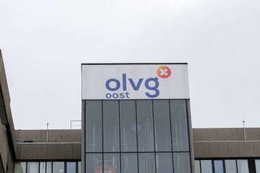 Amsterdam 'daki Billboard OLVG Hastanesi Hollanda 18-3-2020