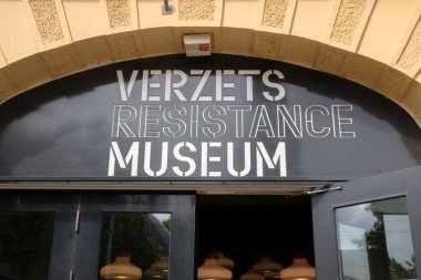 Amsterdam 'daki Direniş Müzesinin Girişi 30-8-2021