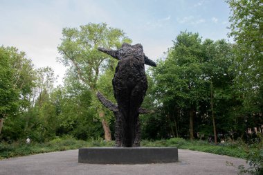 Oosterpark Amsterdam 'da Ulusal Anıt Köle Tarihi Hollanda 2-6-2020