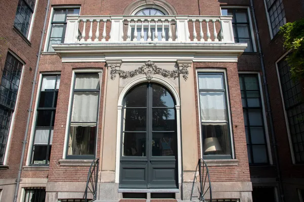 Close Backside Building Museu Van Loon Amsterdã Holanda 2021 — Fotografia de Stock