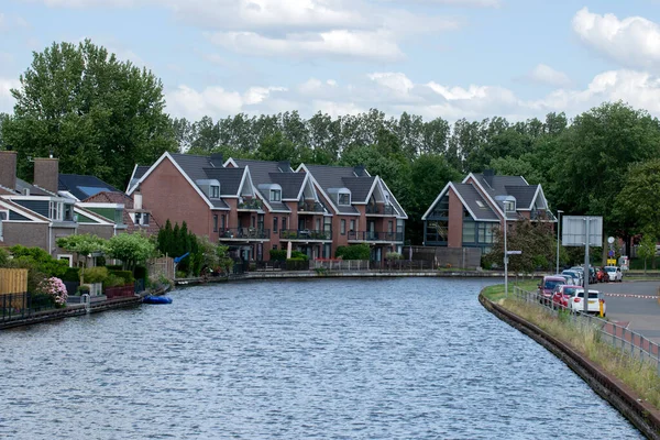 Huizen Bij Driemond Nederland 2020 — Stockfoto