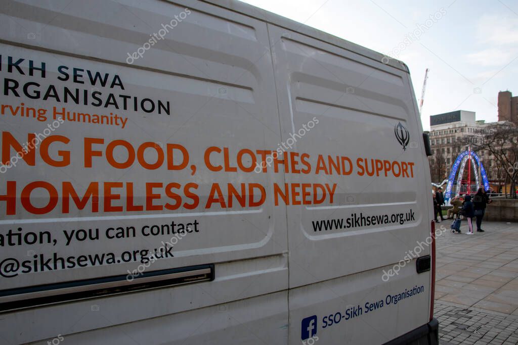 Sikh Sewa Organization Charity For The Homeless At Manchester England 8-12-2019