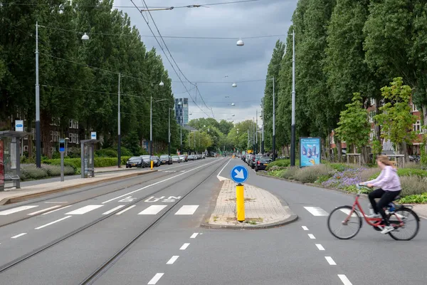 Der Rooseveltlaan Amsterdam Niederlande 2021 — Stockfoto