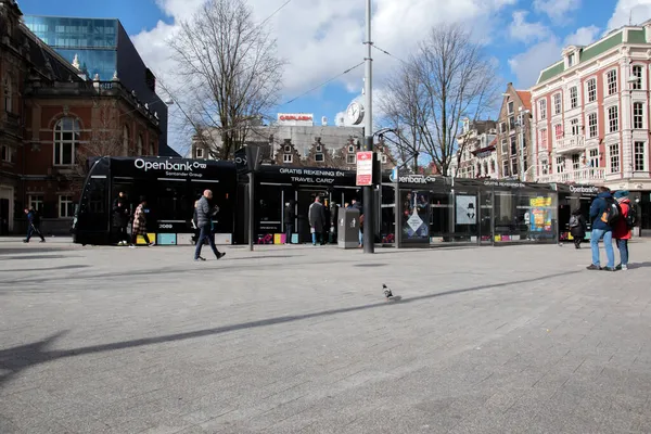 Thème Tram Openbank Amsterdam Pays Bas 2020 — Photo
