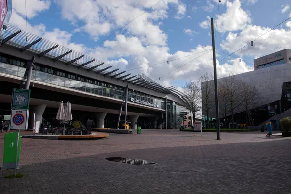 Train Station Métro Bijlmer Aux Pays Bas 2020 — Photo