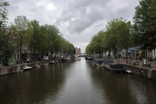 Vue Pont Bantammerbrug Amsterdam Aux Pays Bas 2021 — Photo