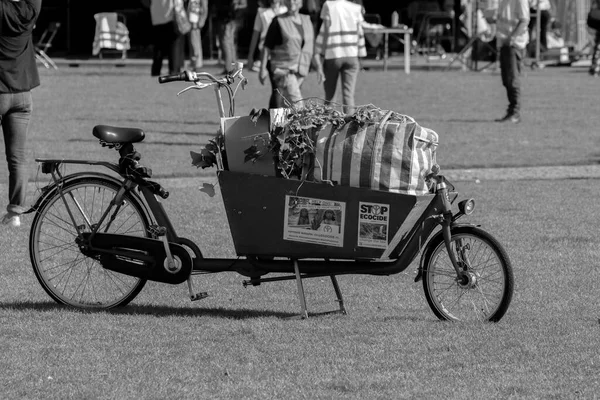 Bicicleta Extinción Rebelión Museumplein Amsterdam Holanda 2020 — Foto de Stock