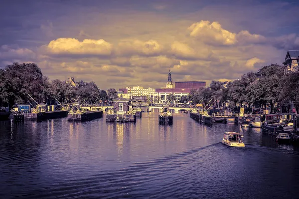 Amstelsluizen Magerebrug Aan Amstel Amsterdam 2020 — Stockfoto