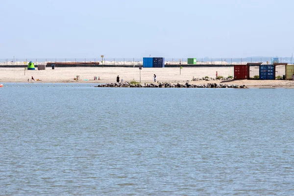 Strand Ijburg Amsterdam Nederländerna Maj 2020 — Stockfoto