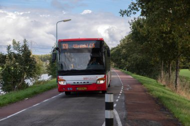 Otobüs 120 Loenersloot 'ta Hollanda 12-10-2020