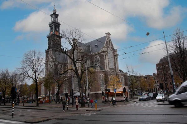 Вестеркерк Церква Амстердамі Нідерланди 2020 — стокове фото