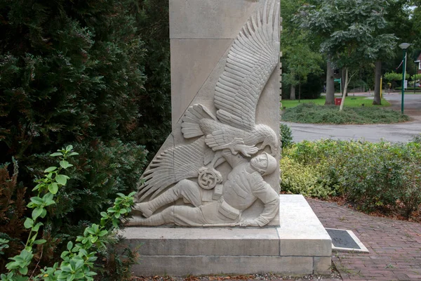 Monumento Segunda Guerra Mundial Bilthoven Holanda 2020 — Fotografia de Stock
