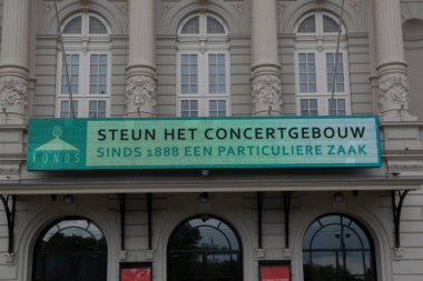 Billboard Concertgebouw Binası Steun Het Konseri 2 Mayıs 2020