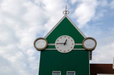 Zaandam Belediye Binası Saat 23-10-2019 Hollanda