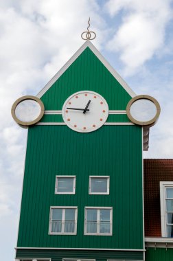 Zaandam Belediye Binası Saat 23-10-2019 Hollanda