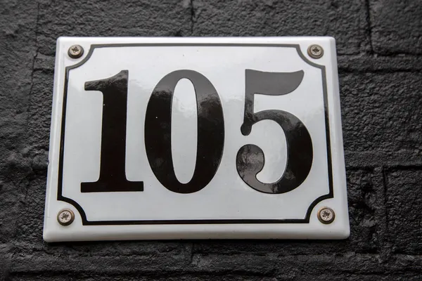 Close House Number 105 Amsterdam Países Bajos 2020 — Foto de Stock