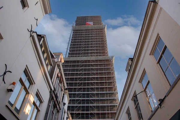 Constructions Dom Tower Utrecht Netherlands 2019 — Stock Photo, Image