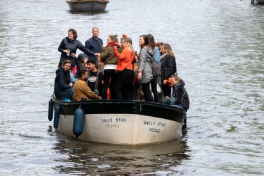 Kingsday Amsterdam 'da Teknelerde Parti, Hollanda 27-4-2019