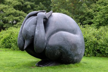 Angstig Konijn Heykeli Flevopark Amsterdam 'da 18-6-2020