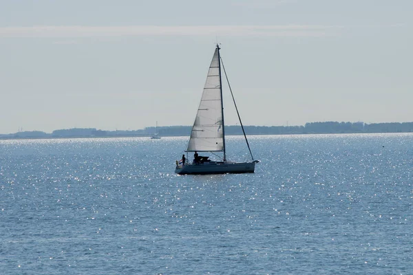 Velero Ijsselmeer Países Bajos 2020 — Foto de Stock