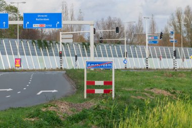 Amsterdam 'daki Sokak Tabelası 22-11-2020