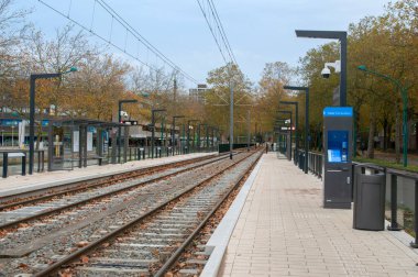 Amsterdam 'daki Van Boshuizenstraat Metro İstasyonu 27-10-2019