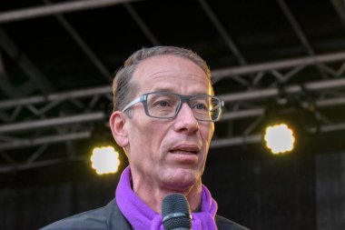 Jan De Vries Hollanda Barajı 'ndaki Eğitim Gösterisinde 2019