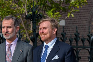 Kral Willem Alexander ve Kral Felipe Rembrandt için Rijksmuseum 'a geliyorlar ve Hollanda' daki Velzquez sergisi 2019.