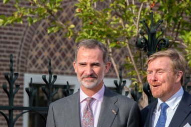 Kral Willem Alexander ve Kral Felipe Rembrandt için Rijksmuseum 'a geliyorlar ve Hollanda' daki Velzquez sergisi 2019.