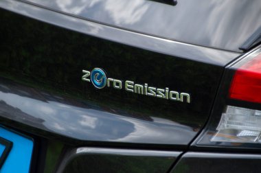 Nissan Sıfır Emisyon Elektrikli Araba Amstelveen Hollanda 2019