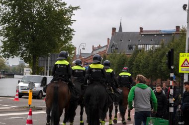 İşteki Polis, Hollanda 2019 Amsterdam 'daki Yok Olma İsyanı' ndan İklim Gösterisi