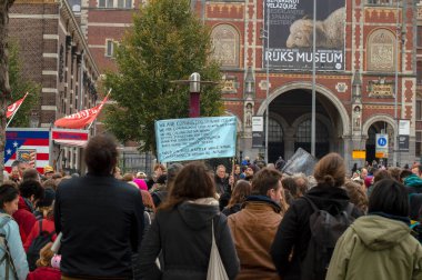 Amsterdam 'daki Yok Olma İsyanı' ndan İklim Gösterisi 2019