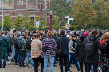 Amsterdam 'daki Yok Olma İsyanı' ndan İklim Gösterisi 2019