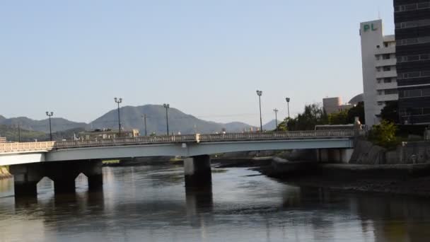 Aioi Híd Hiroshima Japánban 2015 — Stock videók