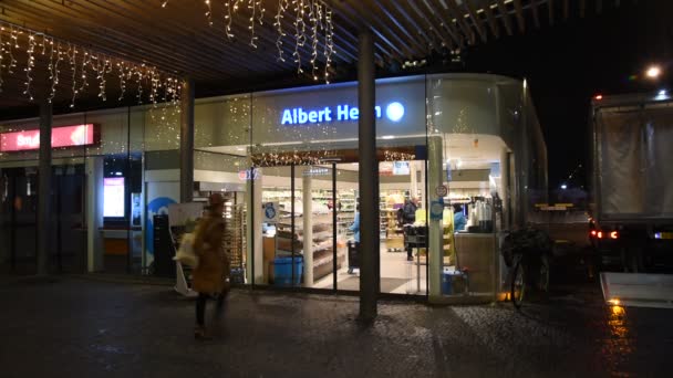 Albert Heijne Estação Zuid Amsterdam Holanda 2019 — Vídeo de Stock