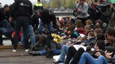 Amsterdam 'daki Soykırım İsyan Grubundan Gösteri 2019