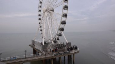 Scheveningen 'de De Pier Skyview' de Dönme Dolap Lahey 'de Hollanda 2019