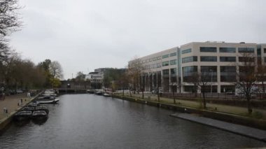 Amsterdam 'daki itfaiye binası Hollanda 2019